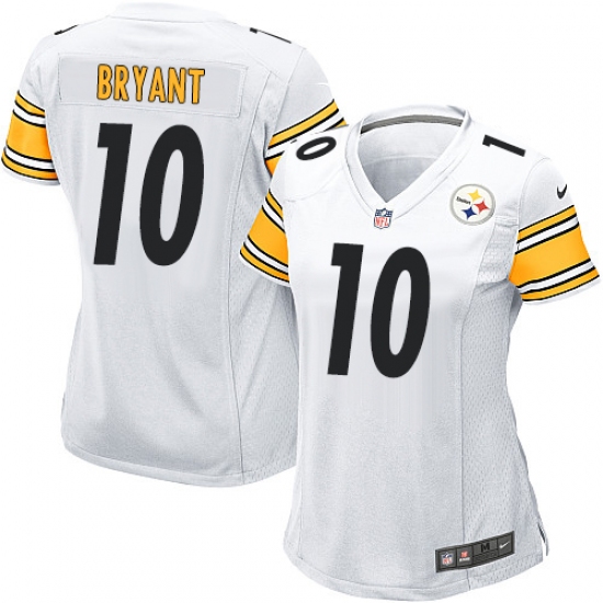 Women's Nike Pittsburgh Steelers #10 Martavis Bryant Game White NFL Jersey - Ujersey