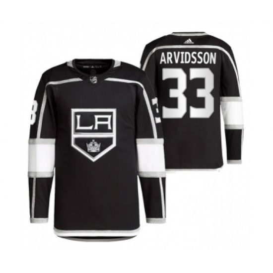 Men's Los Angeles Kings #33 Viktor Arvidsson Black Stitched Jersey