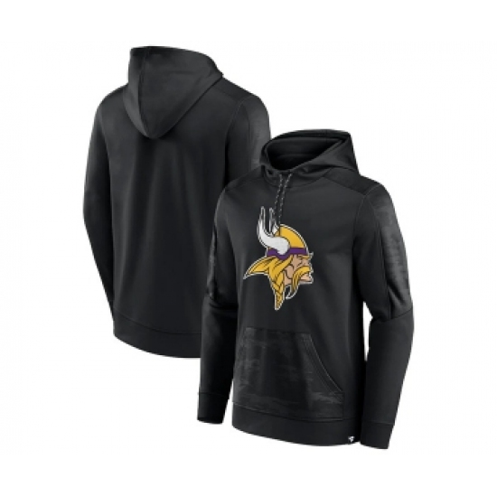 Men's Minnesota Vikings Black On The Ball Pullover Hoodie - Ujersey