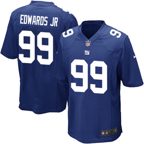 Men's Nike New York Giants #99 Mario Edwards Jr Game Royal Blue Team Color NFL Jersey - Ujersey