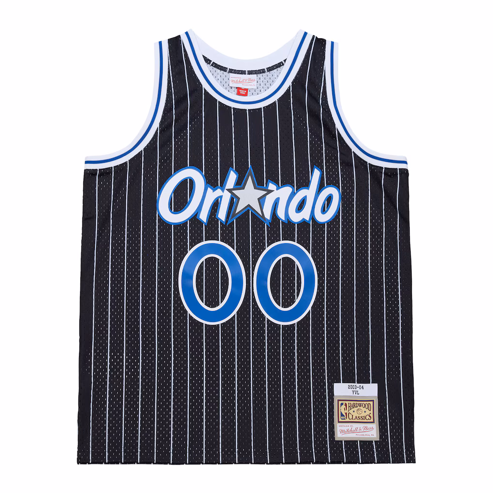 Men's Orlando Magic Mitchell & Ness x Playboi Carti Black 2003-04 Swingman Jersey - Ujersey