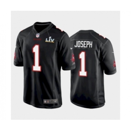 Youth Tampa Bay Buccaneers #1 Greg Joseph Black game Super Bowl LV Jersey - Ujersey
