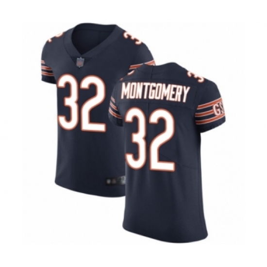 Men's Chicago Bears #32 David Montgomery Orange Alternate Vapor Untouchable Limited Player Football Jersey - Ujersey