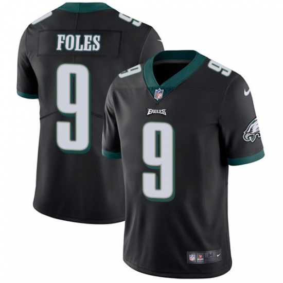 Youth Nike Philadelphia Eagles #9 Nick Foles Black Alternate Vapor Untouchable Limited Player NFL Jersey - Ujersey