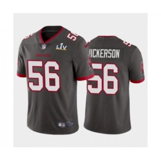 Women's Tampa Bay Buccaneers #56 Hardy Nickerson Pewter Super Bowl LV Jersey - Ujersey