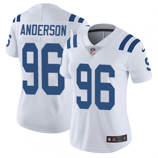 Women's Nike Indianapolis Colts #96 Henry Anderson White Vapor Untouchable Limited Player NFL Jersey - Ujersey