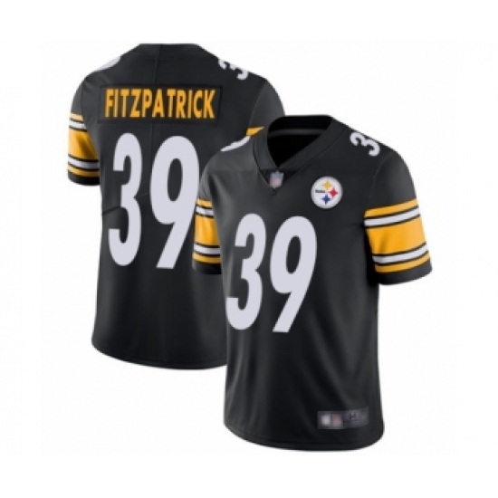 Men's Pittsburgh Steelers #39 Minkah Fitzpatrick Black Team Color Vapor Untouchable Limited Player Football Jersey - Ujersey
