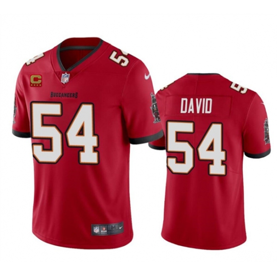 Men's Tampa Bay Buccaneers #54 Lavonte David Red 2024 With 4-Star C Vapor Limited Football Stitched Jersey - Ujersey