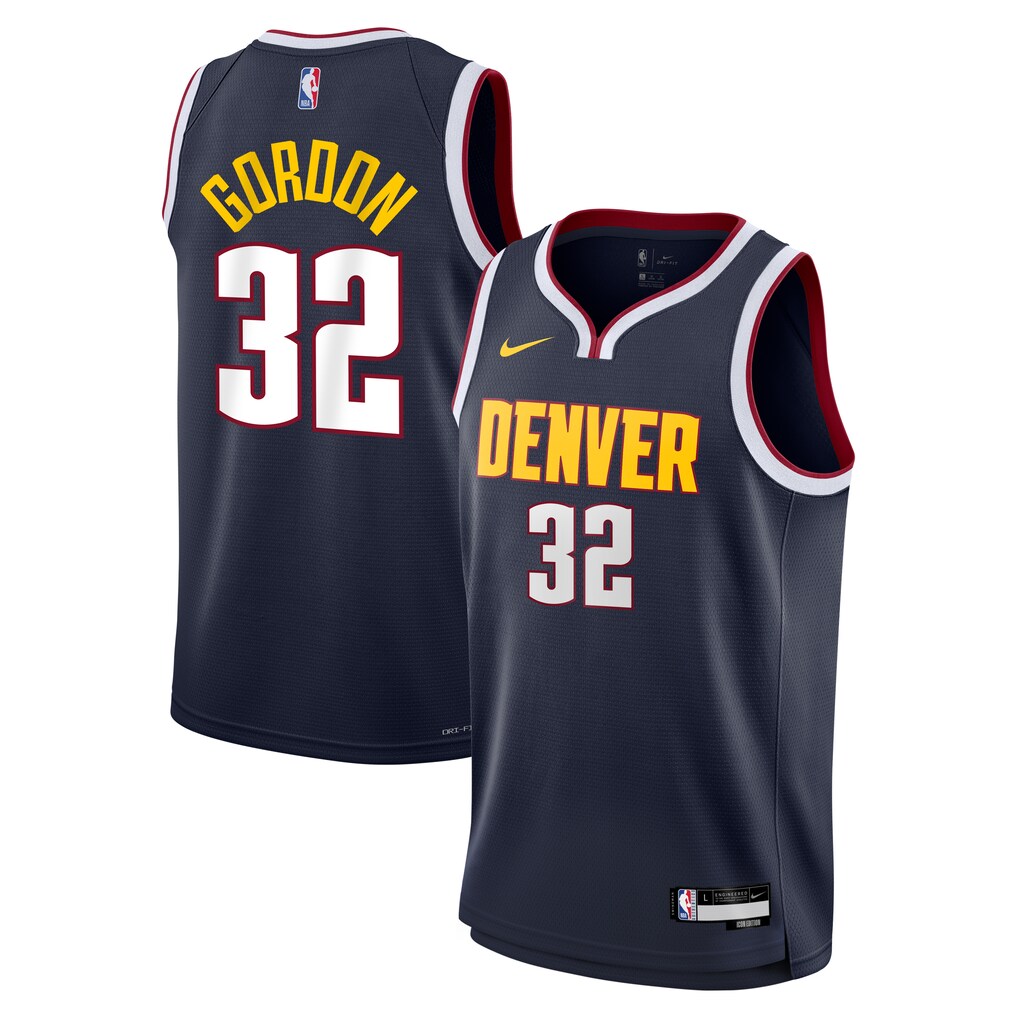 Youth Denver Nuggets Aaron Gordon Nike Navy Swingman Jersey - Icon Edition - Ujersey