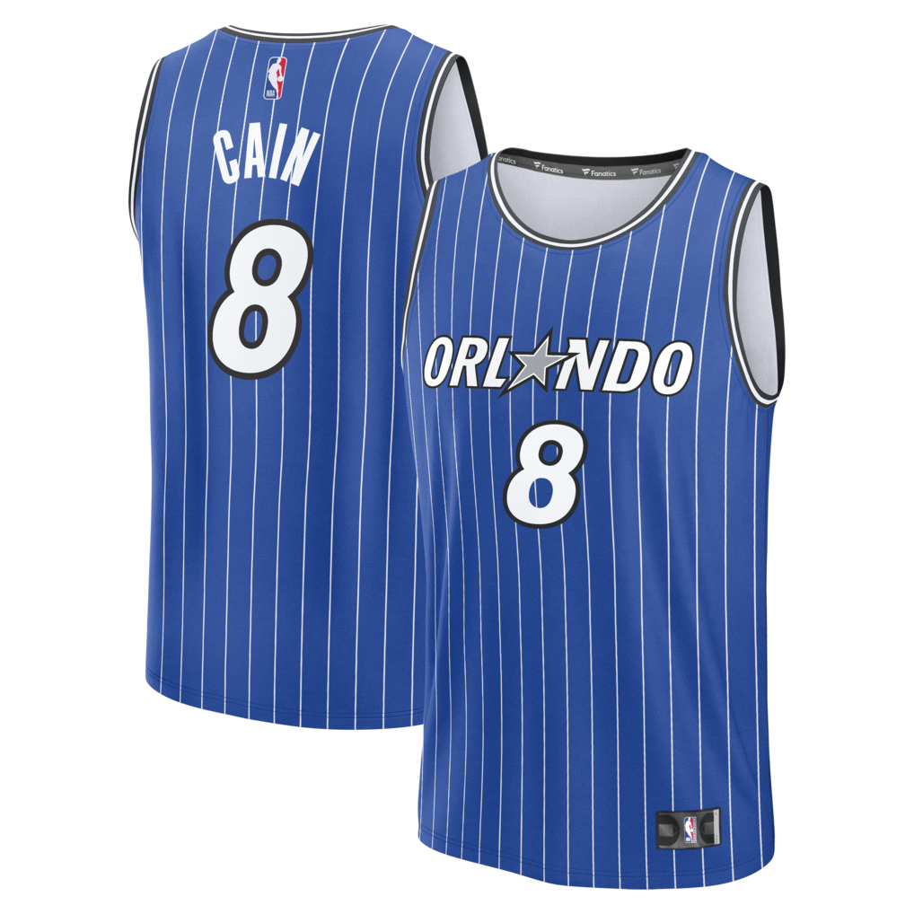 Men's Orlando Magic Jamal Cain Fanatics Blue Fast Break Jersey - Icon Edition - Vujersey Los Angeles Rams