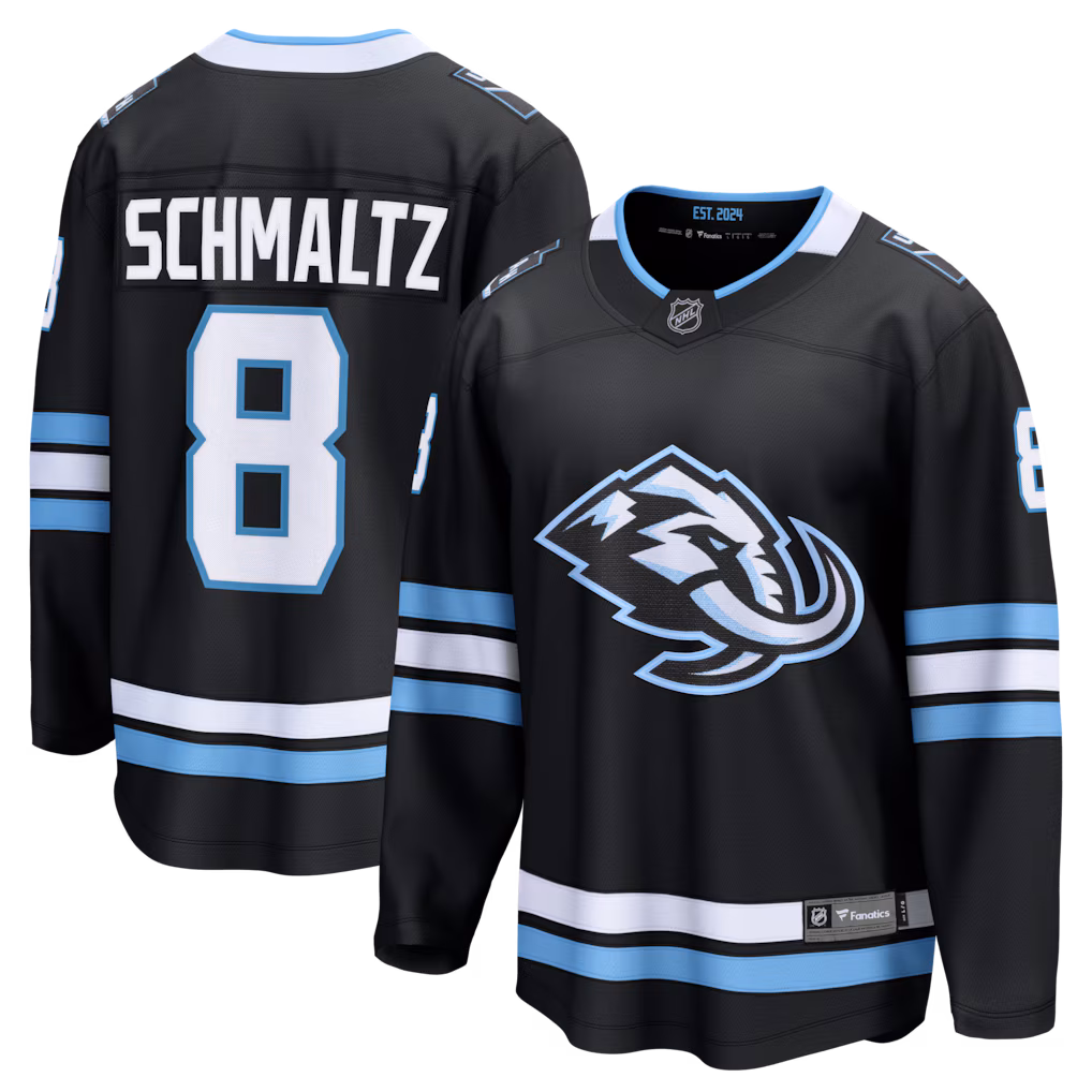 Men's Utah Mammoth Nick Schmaltz Fanatics Black Home Breakaway Player Jersey - Ujersey Shop