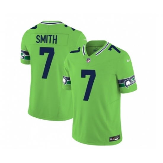 Men's Nike Seattle Seahawks #7 Geno Smith 2023 F.U.S.E. Green Limited Football Stitched Jersey - Ujersey