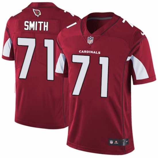 Youth Nike Arizona Cardinals #71 Andre Smith Red Team Color Vapor Untouchable Limited Player NFL Jersey - Ujersey