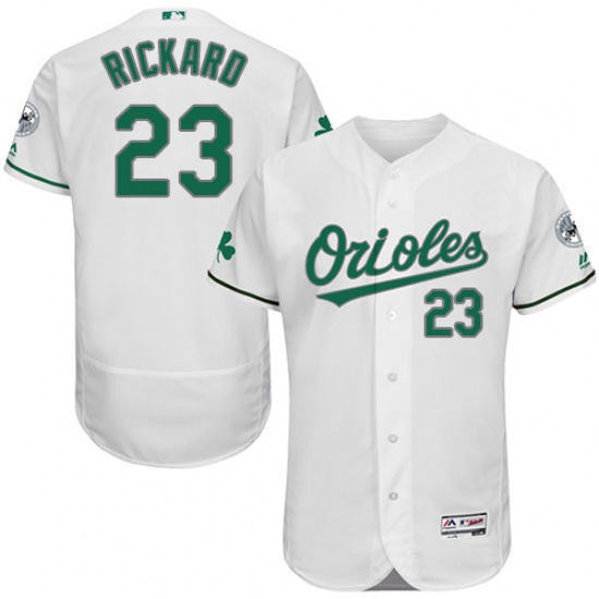 Men's Majestic Baltimore Orioles #23 Joey Rickard White Celtic Flexbase Authentic Collection MLB Jersey - Ujersey