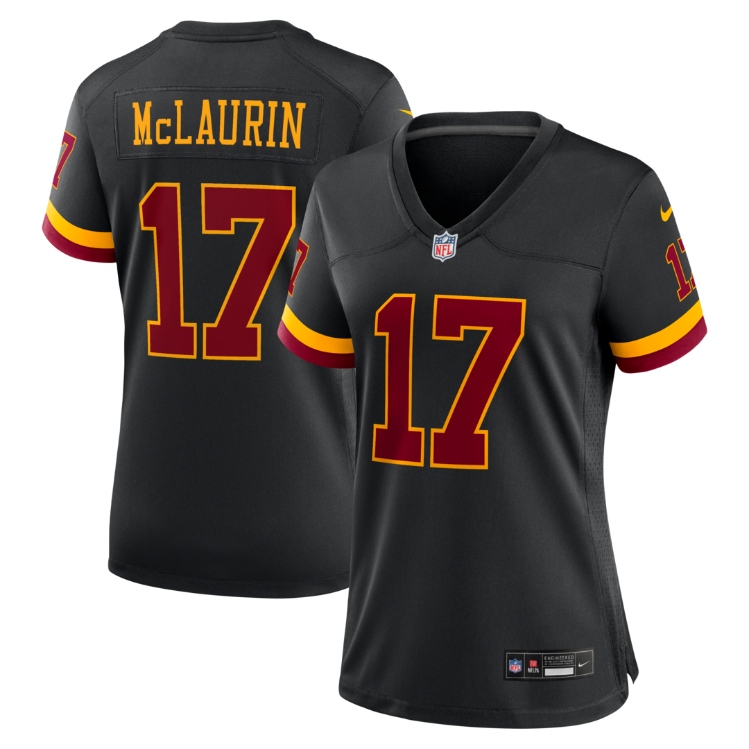 Women's Washington Commanders Terry McLaurin Nike Black Hail Raiser Alternate Game Jersey - Ujersey