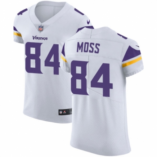 Men's Nike Minnesota Vikings #84 Randy Moss White Vapor Untouchable Elite Player NFL Jersey - Ujersey