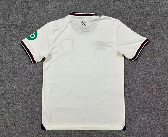 West Ham United Football Jersey Away Custom Shirt 2025-26 - ujerseystore