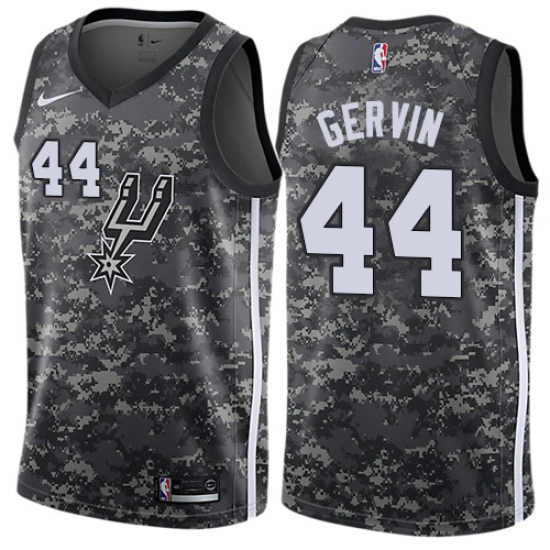 Women's Nike San Antonio Spurs #44 George Gervin Swingman Camo NBA Jersey - City Edition - Ujersey