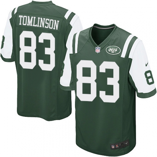 Men's Nike New York Jets #83 Eric Tomlinson Game Green Team Color NFL Jersey - Ujersey