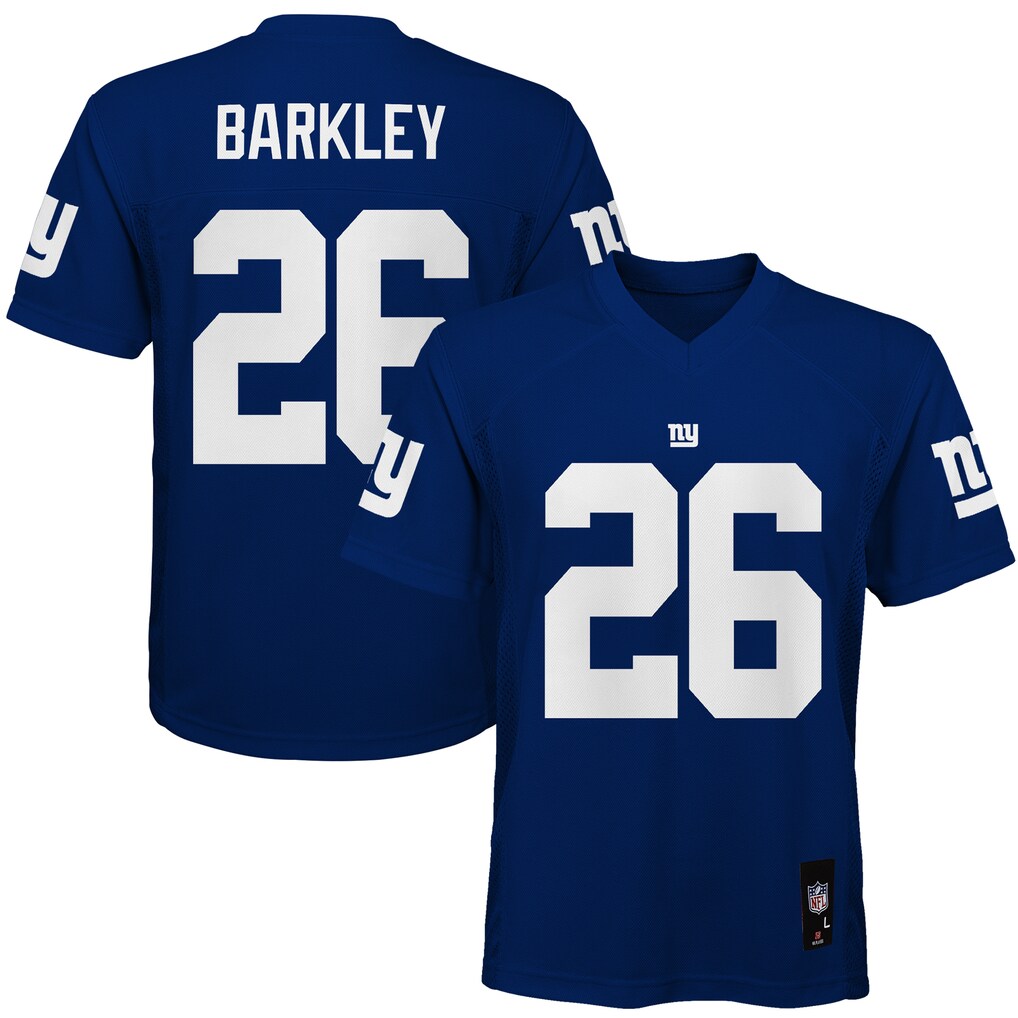 Youth New York Giants Saquon Barkley Royal Replica Player Jersey - U-jersey