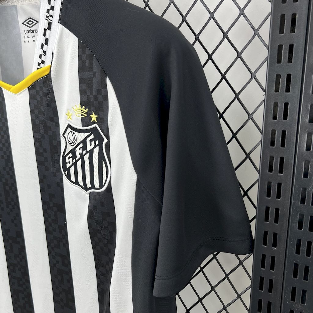 Santos FC Soccer Jersey Away Custom Shirt 2025 - ujerseystore