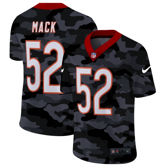 Men's Chicago Bears #52 Khalil Mack Camo 2020 Nike Limited Jersey - Ujersey