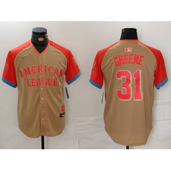 Men's Detroit Tigers #31 Riley Greene Cream 2024 All Star Limited Stitched Jersey - Ujersey