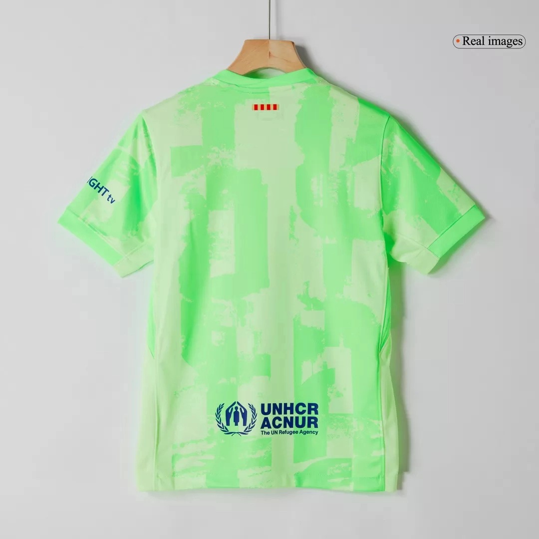 Barcelona Soccer Jersey Third Away Custom Shirt 2024/25 Spotify Logo Without Text - ujerseystore