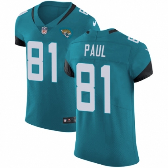 Men's Nike Jacksonville Jaguars #81 Niles Paul Black Alternate Vapor Untouchable Elite Player NFL Jersey - Ujersey