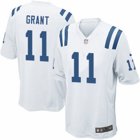 Men's Nike Indianapolis Colts #11 Ryan Grant Game White NFL Jersey - Ujersey