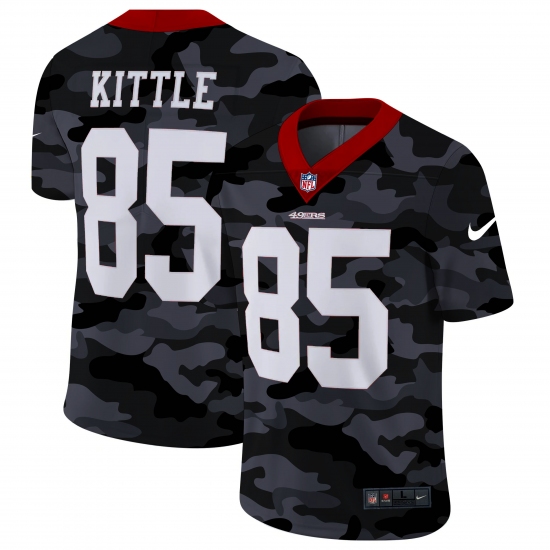 Men's San Francisco 49ers #85 George Kittle Camo 2020 Nike Limited Jersey - Ujersey