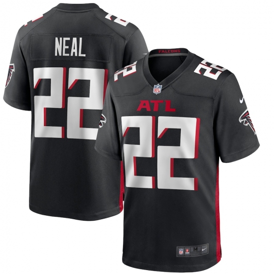 Men's Atlanta Falcons #22 Keanu Neal Nike Black Game Jersey - Ujersey