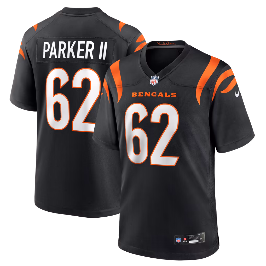 Men's Cincinnati Bengals Brian Parker II Nike Black Team Game Jersey - Ujersey