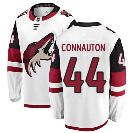 Youth Arizona Coyotes #44 Kevin Connauton Fanatics Branded White Away Breakaway NHL Jersey - Ujersey