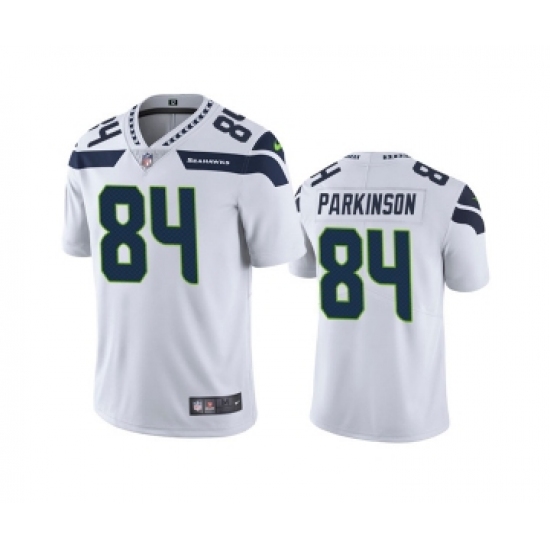 Men's Seattle Seahawks #84 Colby Parkinson White Vapor Untouchable Limited Stitched Jersey - Ujersey