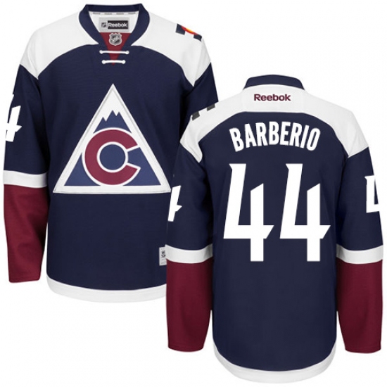 Women's Reebok Colorado Avalanche #44 Mark Barberio Authentic Blue Third NHL Jersey - Ujersey