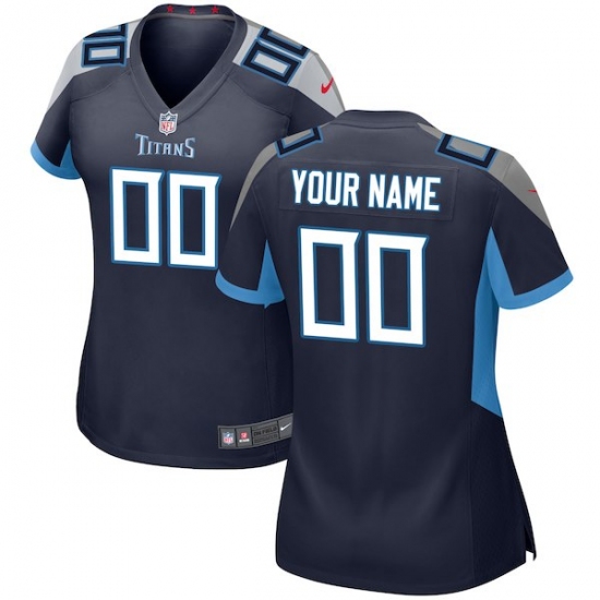 Women's Tennessee Titans Nike Navy 2018 Custom Game Jersey - Ujersey