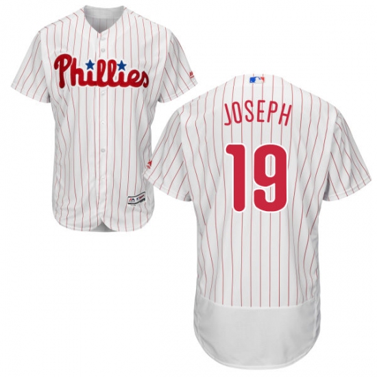Men's Majestic Philadelphia Phillies #19 Tommy Joseph White Flexbase Authentic Collection MLB Jersey - Ujersey