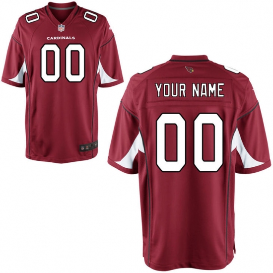 Men's Arizona Cardinals Nike Cardinal Custom Game Jersey - Ujersey