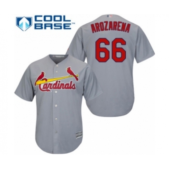 Youth St. Louis Cardinals #66 Randy Arozarena Authentic Grey Road Cool Base Baseball Player Jersey - Ujersey