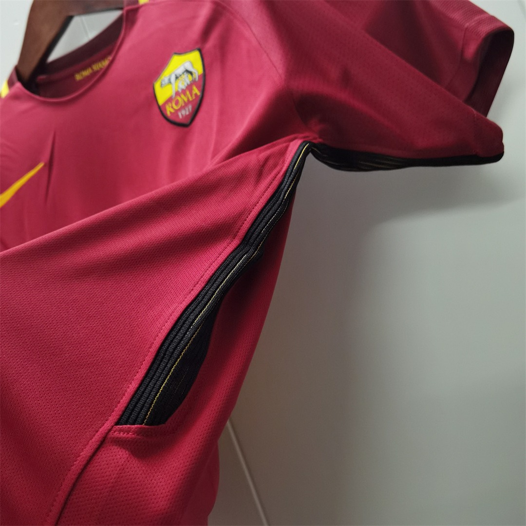Roma Retro Soccer Jersey Home Custom Shirt 2017/18 - Ujersey Shop