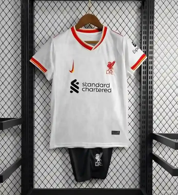Liverpool Football Jersey Third Away Kids Kit Jersey+Shorts 2024/25 - U-jersey