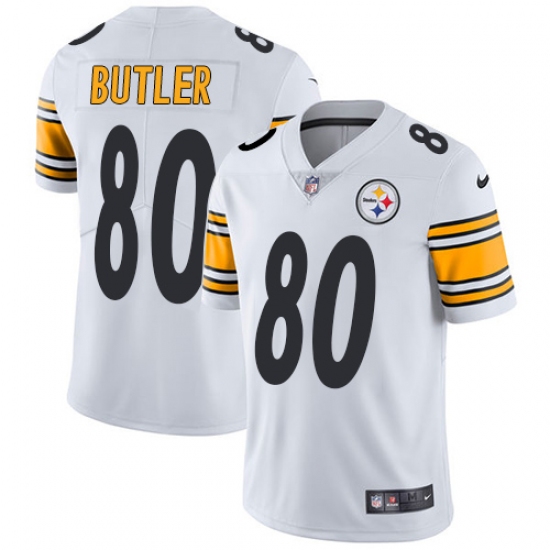 Youth Nike Pittsburgh Steelers #80 Jack Butler White Vapor Untouchable Limited Player NFL Jersey - Ujersey