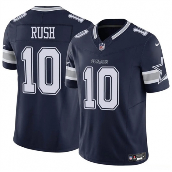 Men's Dallas Cowboys #10 Cooper Rush Navy 2023 F.U.S.E. Vapor Untouchable Limited Football Stitched Jersey - Ujersey