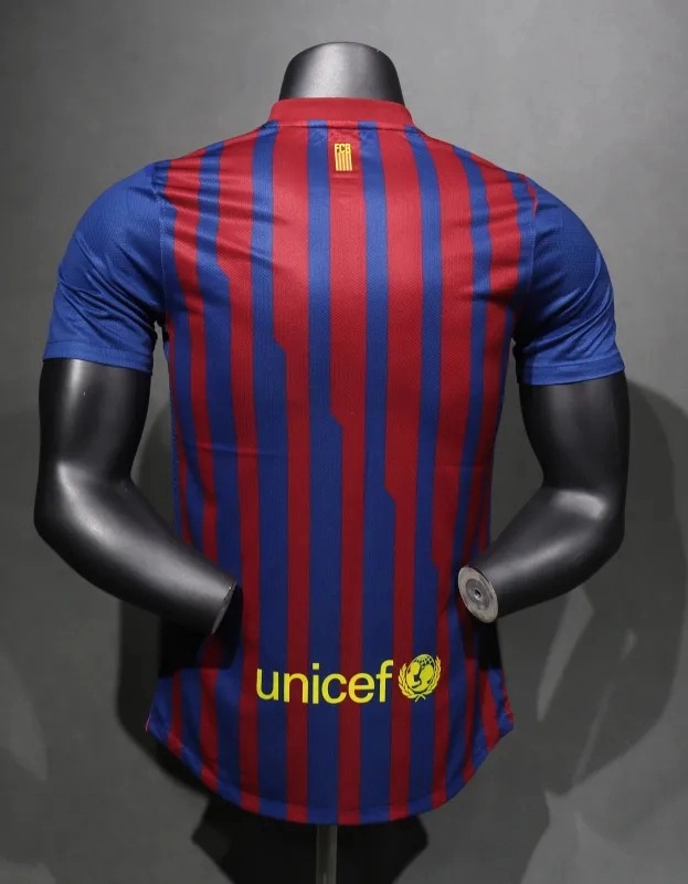 Barcelona Retro Jersey Home Soccer Shirt 2011-12