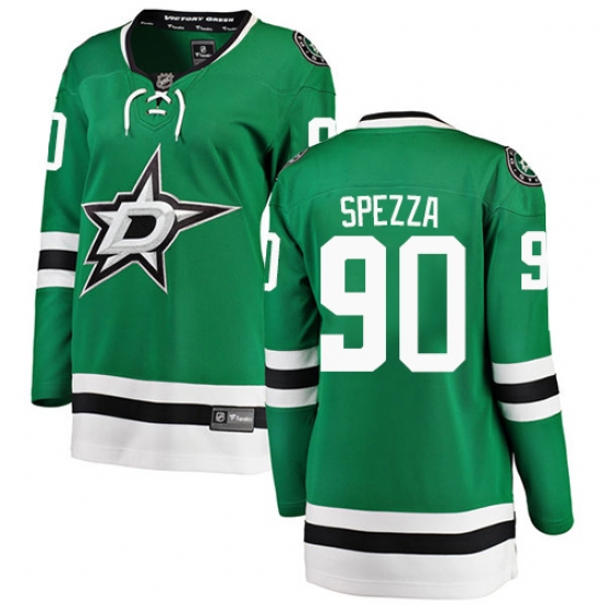Women's Dallas Stars #90 Jason Spezza Authentic Green Home Fanatics Branded Breakaway NHL Jersey - Ujersey