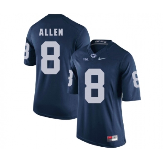 Penn State Nittany Lions 8 Mark Allen Navy College Football Jersey - Ujersey
