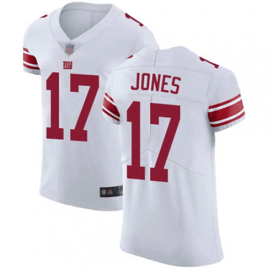 Nike New York Giants #17 Daniel Jones White Men's Stitched NFL Vapor Untouchable Elite Jersey - Ujersey