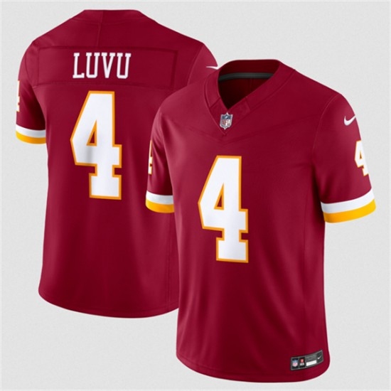 Men's Washington Commanders #4 Frankie Luvu Burgundy 2026 F.U.S.E. Vapor Limited Football Stitched Jersey - Ujersey