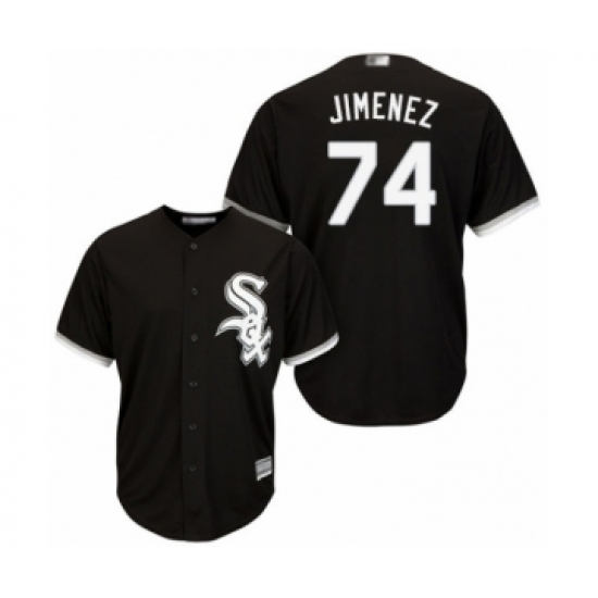 Men's Chicago White Sox #74 Eloy Jimenez Replica Black Alternate Home Cool Base Baseball Jersey - Ujersey